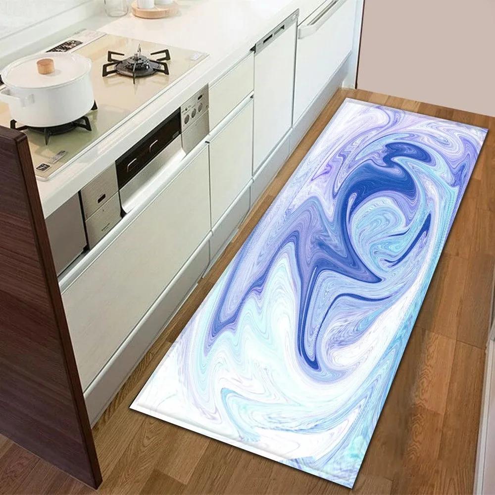 Colorful Ink Texture Pattern Home Kitchen Floor Mat Door Front Decoration Floor Mat