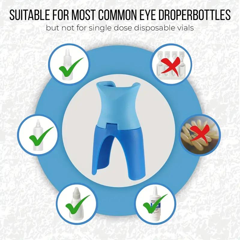 Präziser Augentropfen-Assistent, komfortable Tropfhilfe für Erwachsene und Kinder, hygienisches Hilfsmittel zur Medikamentenunterstützung