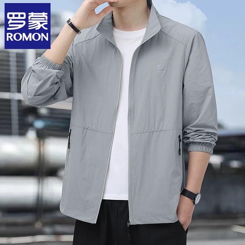 Romon Men s Summer UV Protection Ice Silk Jacket 2XL