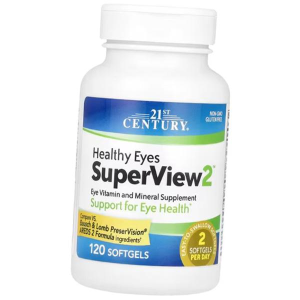 

Complex for vision, Healthy Eyes SuperView2, 21st Century 120gelcaps (72440013) 120softgels
