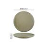 Kiln Changes Retro Ceramic Shallow Plate Steak Plate Sushi Plate Salad Plates Dessert Dish Molecular Cuisine Creative Tableware