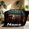 Custom Name Personalized LFC Print Blanket, Home Decor, Bedroom, Sofa, Camping, Couch, Gifts for Birthday Christmas
