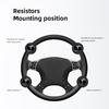 Car 360 Steering Wheel Cover Spinner Knob Handle Booster Grip For Tesla Modele Y Model 3 S X Cybertruck Coil Highland Roadster