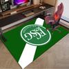 St. Gallen Grün-Weiß Erbe Bereichsteppich Büroteppich, Stuhlmatte, Dekor Teppich Wohnzimmer Schlafzimmer Matte, Große Größe Fan Geschenke Weihnachtsgeschenke