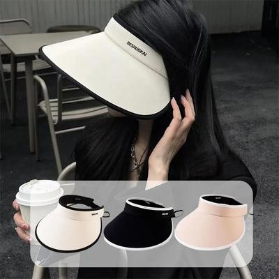 Wide Brim Sun Hat Sunscreen Baseball Hat Summer Top Empty Cap