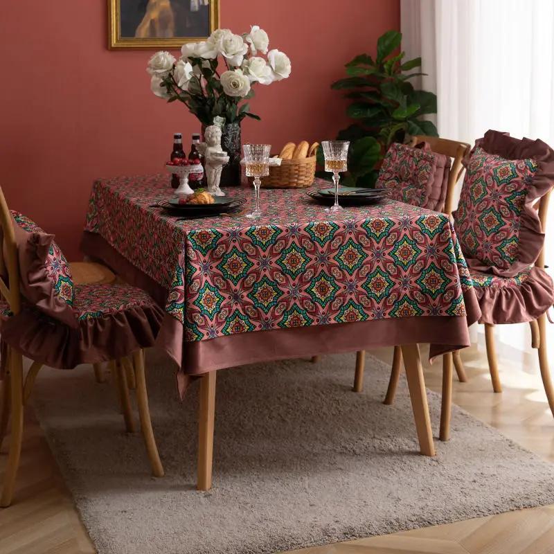 Скатерть в европейском стиле с кромкой — фото 4