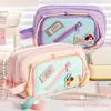 Cosmetics Storage Cartoon Puppy Pencil Case Large Capacity Makeup Bag  School Office