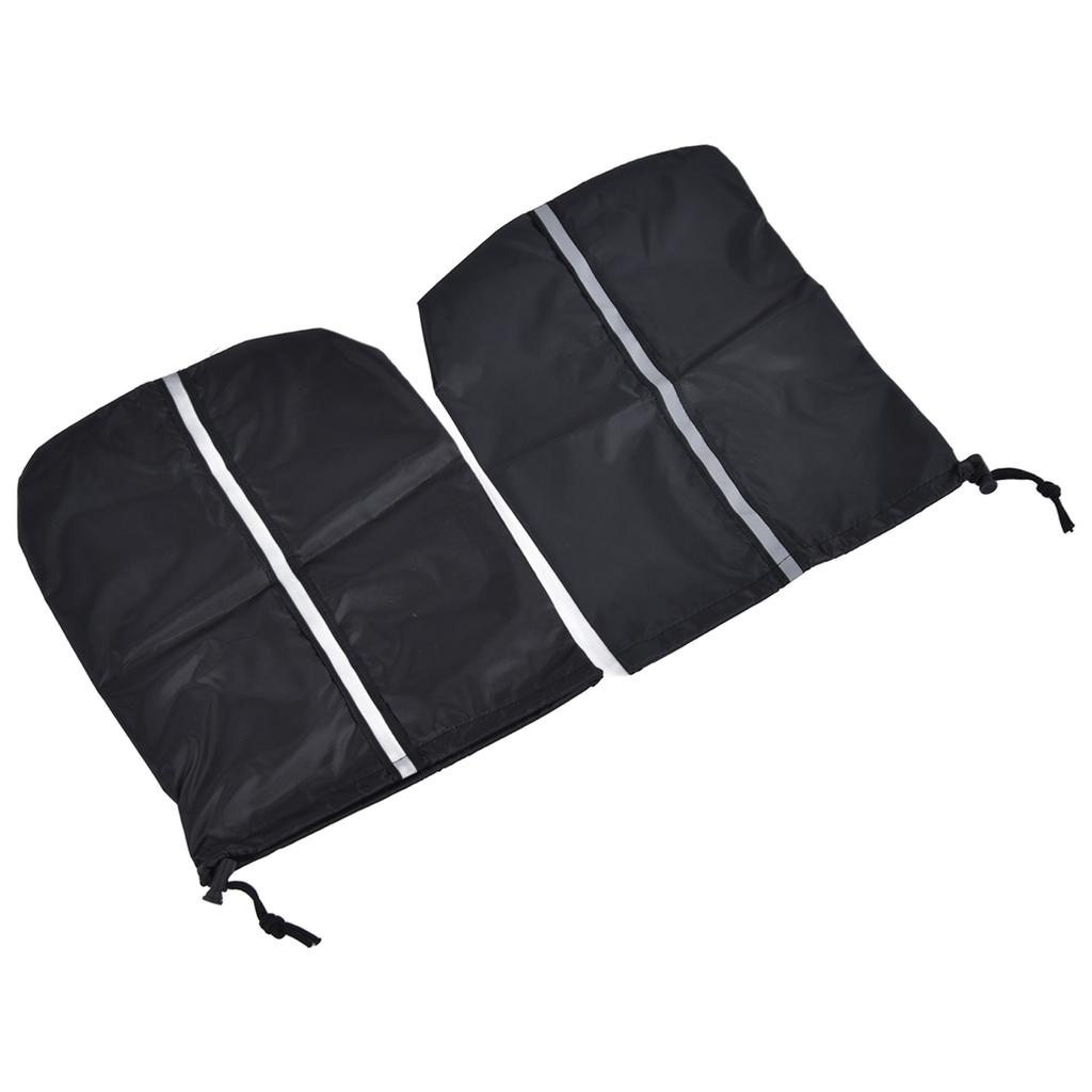 33x27cm Universal Car Mirror Cover Side View Mirror Cover Black Auto Rearview Protection Protector