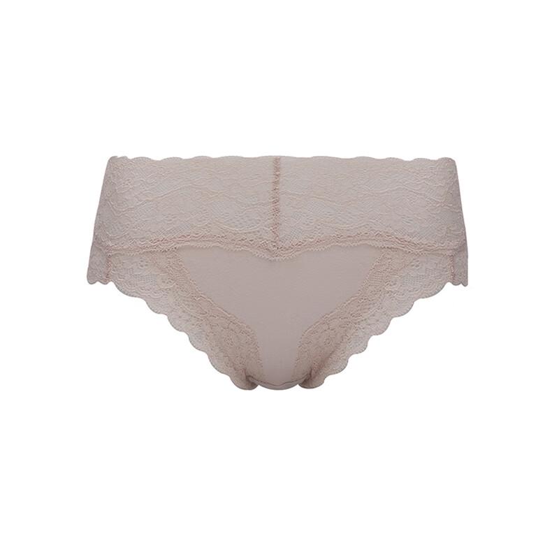 Wacoal WP5619 Seamless Mid-Waist Lace Cotton Briefs