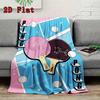 Vibrant Table Tennis Court 2D Flat Pattern Flannel Blanket High Quality All Seasons Warmth and Comfort Perfect for Christmas Gifts.