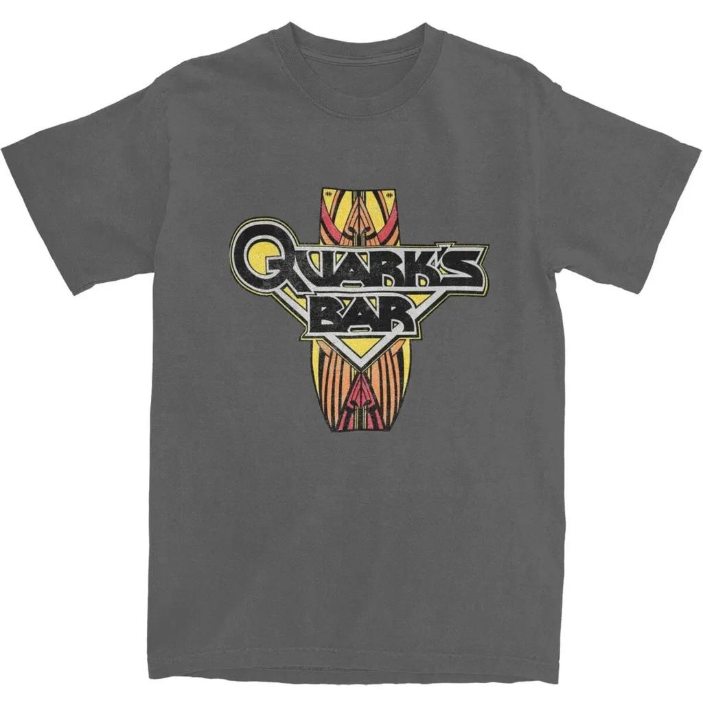 Heavyweight Informal Funny Stars Treks Deep Space Nine Quarks Bar  Unisex 100 Cotton Vintage Science Film Tees Party Clothes