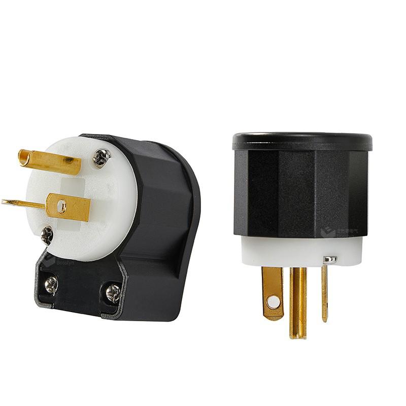 20A 125V US NEMA 5-20 90° Industrial Plug (UL Certified)