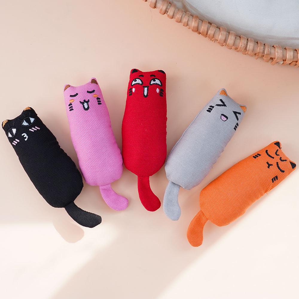 Mint Cat Toy - Cute, Wear-Resistant Teething Plaything in Pure Cotton