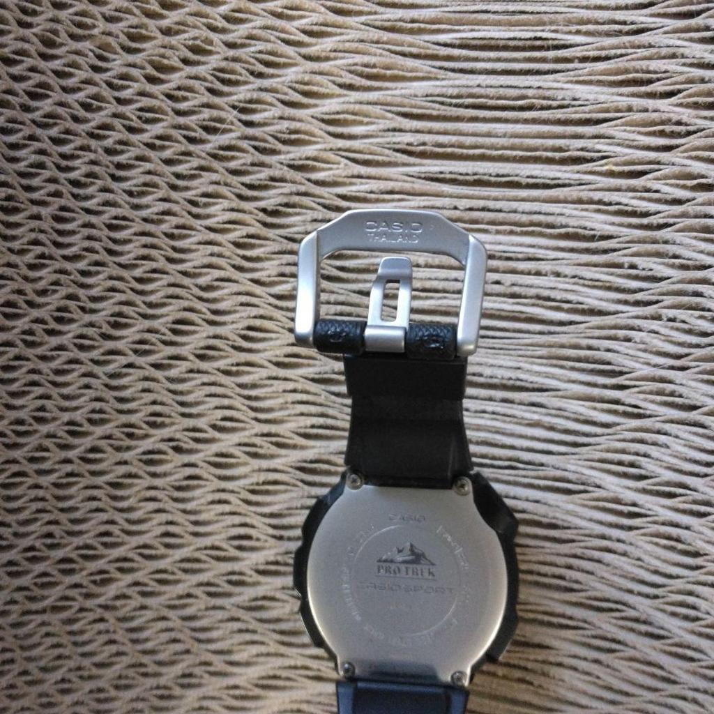 Used CASIO PRO TREK Tough Solar Radio-controlled Watch Excellent Condition