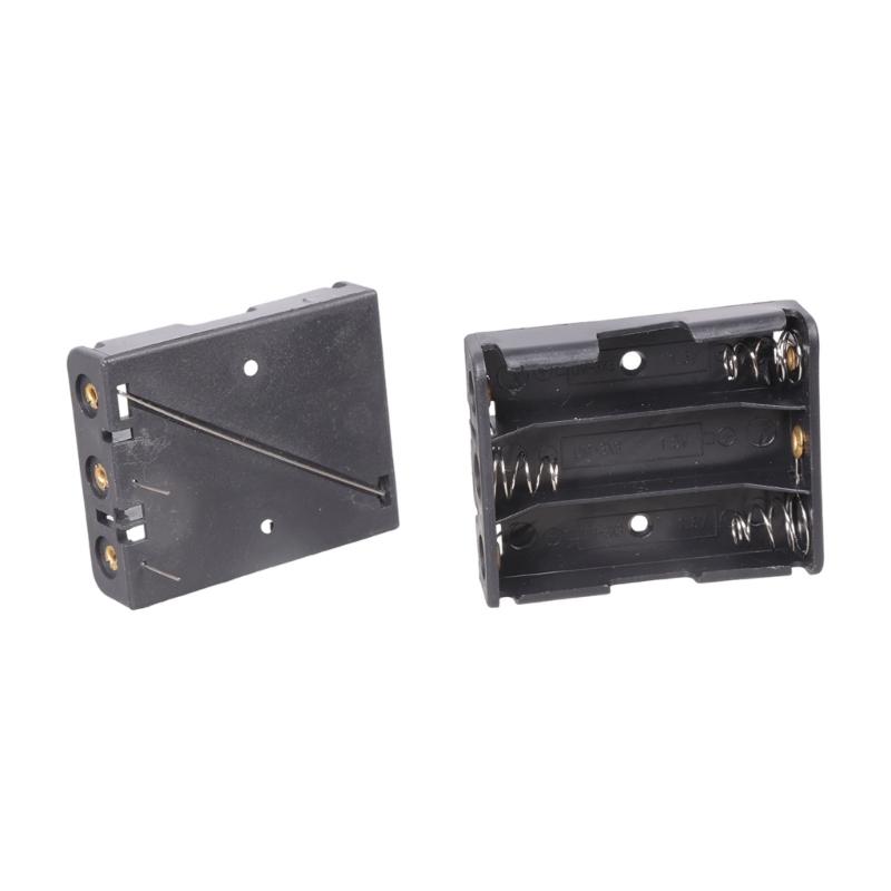 Compact 2A Battery Holder With Solderable Contacts Lightweight Design For Flashlights Portable Electronics