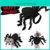Halloween Pet Dog And Cat Black Spider Dress Up Cosplay Costume For Funny Party