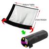 Portable Flash Snoot Hot Shoe Top Light Control Soft Light Cover Flash Diffuser for Various Photography Scenario