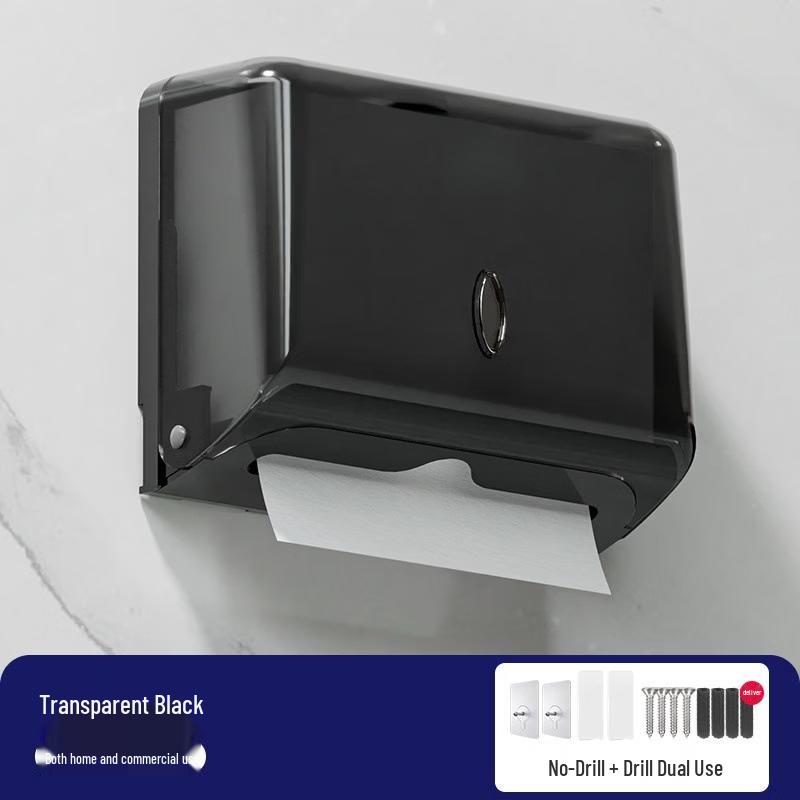 Punch-Free Wall-Mounted Tissue Holder