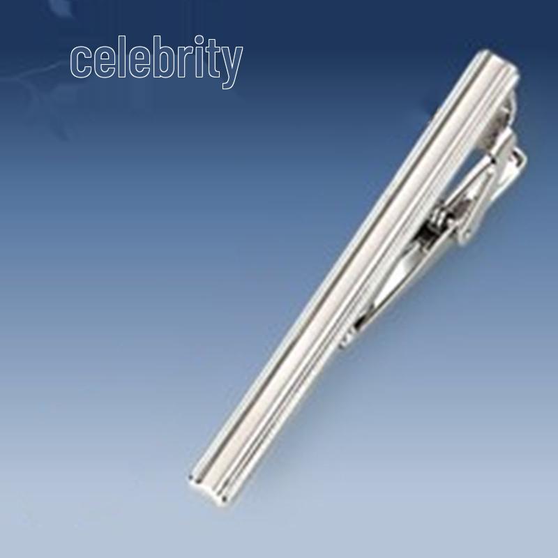 Men's Geometric Frosted Tie Clip - Stylish & Personalized Business Accessory