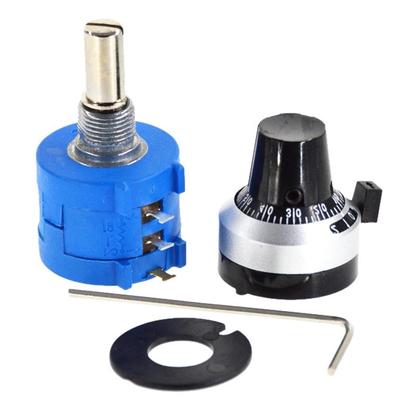 1 sada 3590S potenciometrový kit 100R 200R 500R 1K 2K 5K 10K 20K 50K 100K 3590 drôtový potenciometer s gombíkom