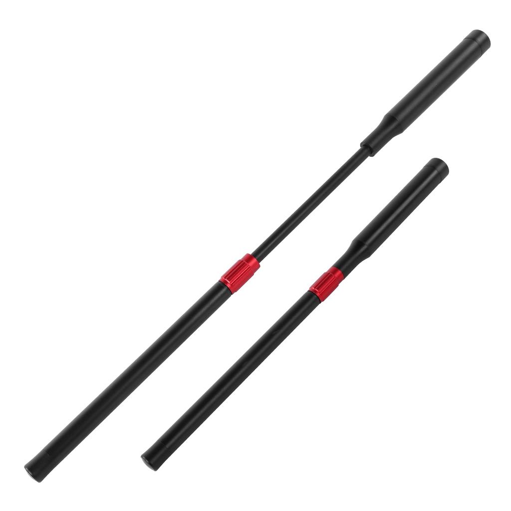 Aluminum Billiards Pool Cues Extension Rod Telescopic Stretch Snooker Accessories(Red Black )