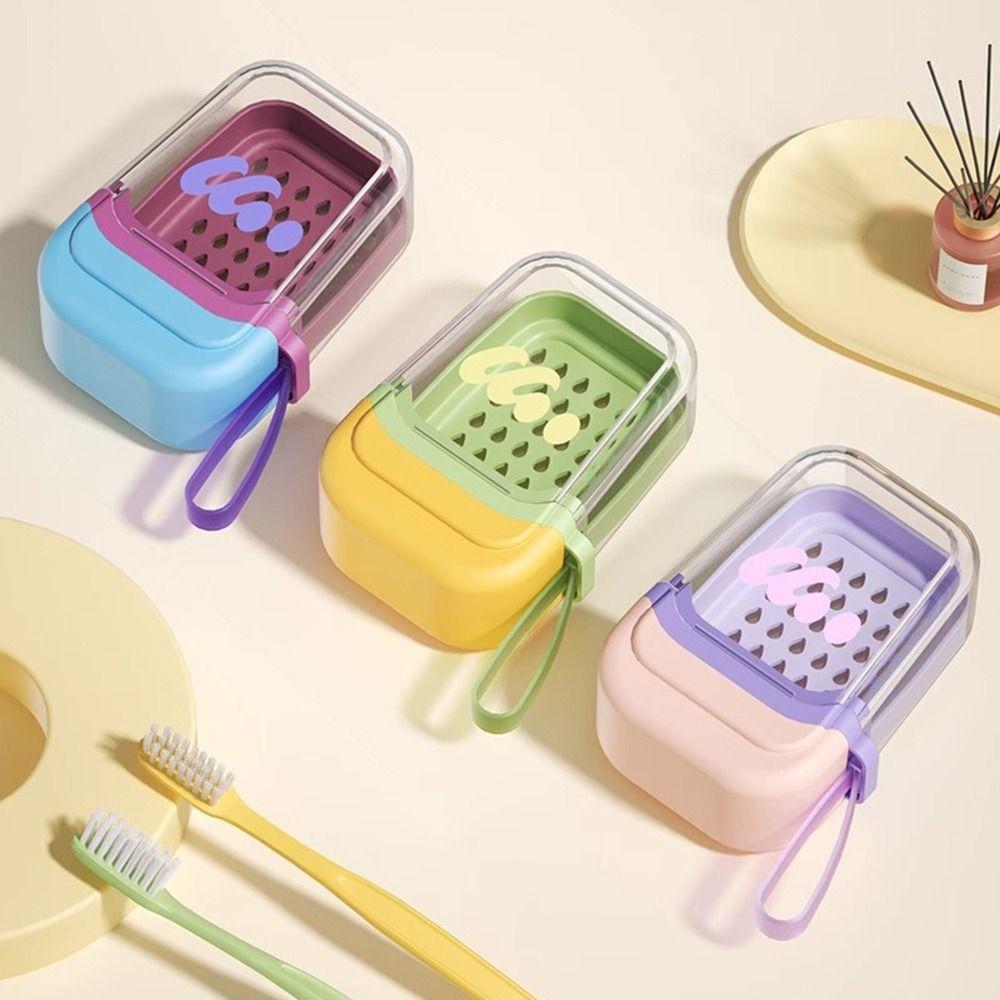 With Locking Buckle Sealed Soap Rack Waterproof Soap Holder Portable Soap Storage Box  Travel