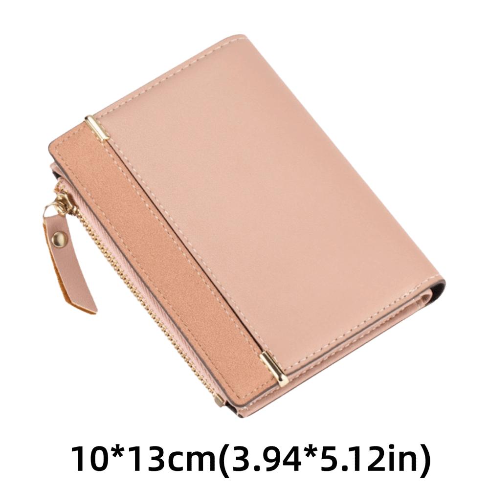 Holiday Present Lightweight Women Purse Fashionable PU Buckle Purse Compact Delicate Coin Purse Outdoor