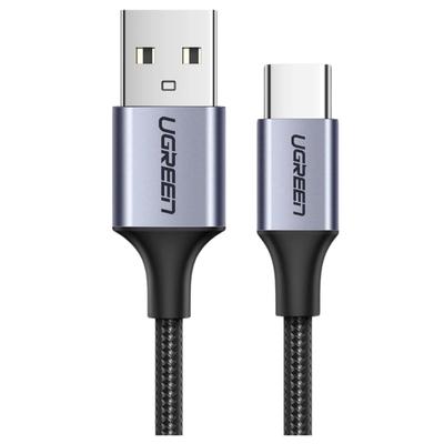 USB To USB-C Cable QC3.0 Ugreen US288 0.25M with Aluminum Plug (Black)