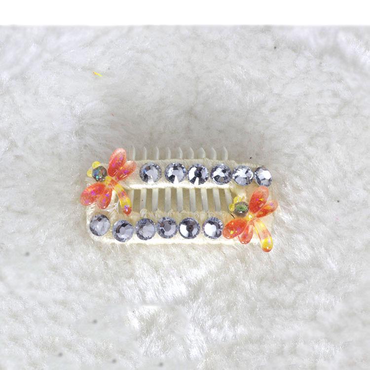 Dream Princess Rhinestone Hair Clip for Yorkshire Terrier & Maltese Puppies - Shiny Pet Accessory
