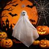 Outdoor Tree Hanging Spooky Outdoor Decor Light Up Ghost Decorations  Halloween Party