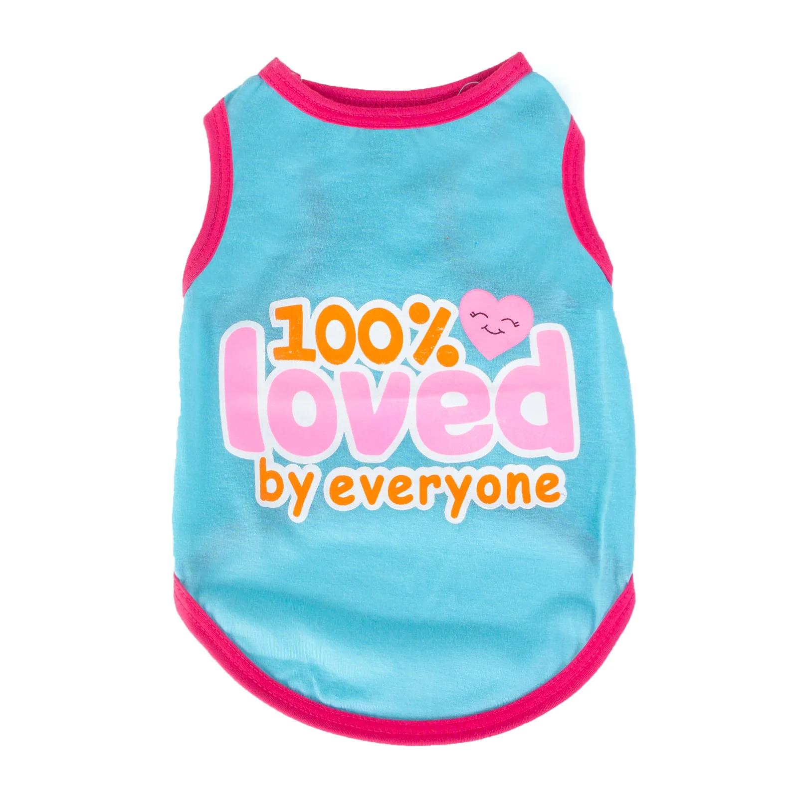 

Summer Cat Dog Vest T-Shirt with Letter Print for Small Cats Gotas Princess Print Pet Dog Clothes Garfield Kedi Shirts mascotas XS Suit for 0.5-1kg