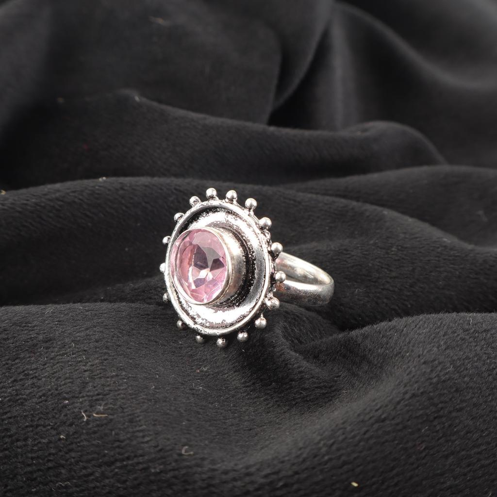 Wonderful Morganite Gemstone Jewelry, 925 Solid Sterling Silver Ring, Handmade Silver Ring, Gift For Women