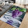 Purple Grapes with Water Ripples suitable as a non-slip mat for the living room or bedroom sofa
