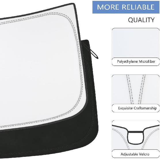 Windshield Sun Shade For Toyota Tundra Accessories 2024 2025 2026, Foldable Front Sun Visor, 22 23 24 25 26 Tundra SR,SR5,Limited,Platinum,TRD