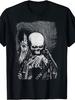 Unisexs Unisexs Satanic Priest Grim Reaper Lucifer Occult Gothic TShirt 180gsm Pure Cotton Short Sleeve Shirt Occult Symbolism