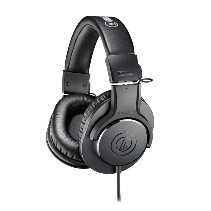 Audio-Technica ATH-M20x Professional Monitor Headphones Wired, 3.0m Cable, Black