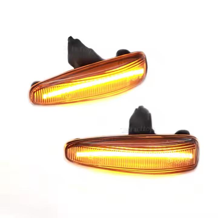 Super LED Dynamic Sequential Side Marker Turn Signal Lights for Mitsubishi Lancer Evolution X Triton 5W Blinker Indicator New