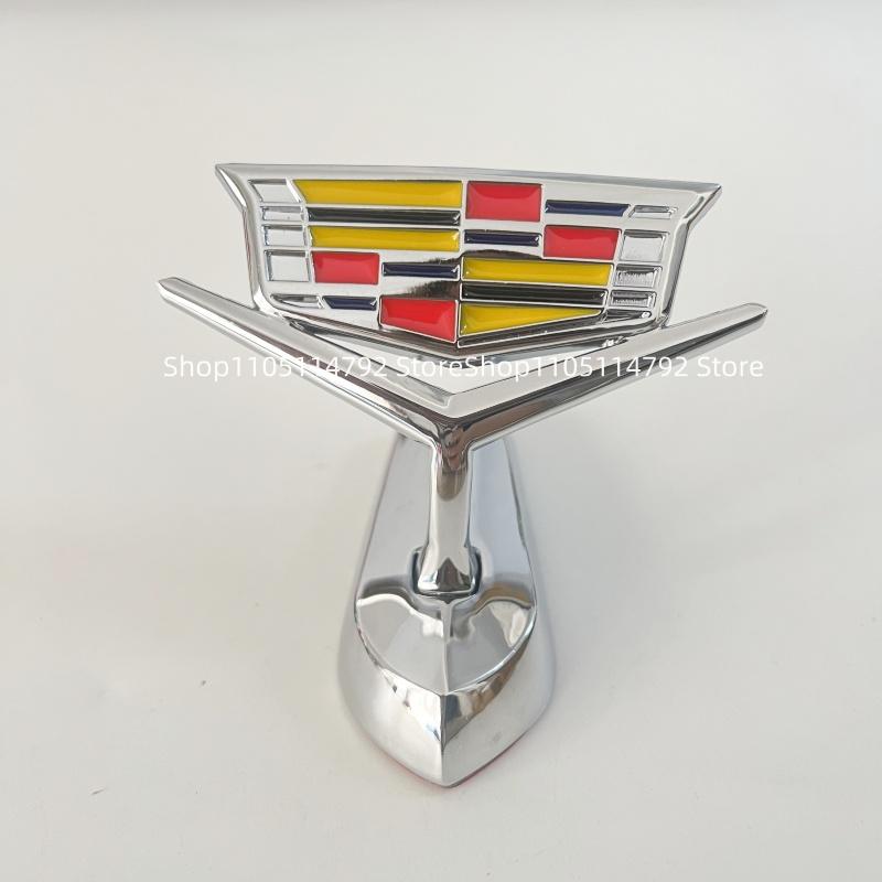 1pcs New Car Hood Badge Emblem Bonnet Sticker for Cadillac CTS BLS Escalade Seville Tiburon SLS XTS XT6 CT6 Auto Modification zh4