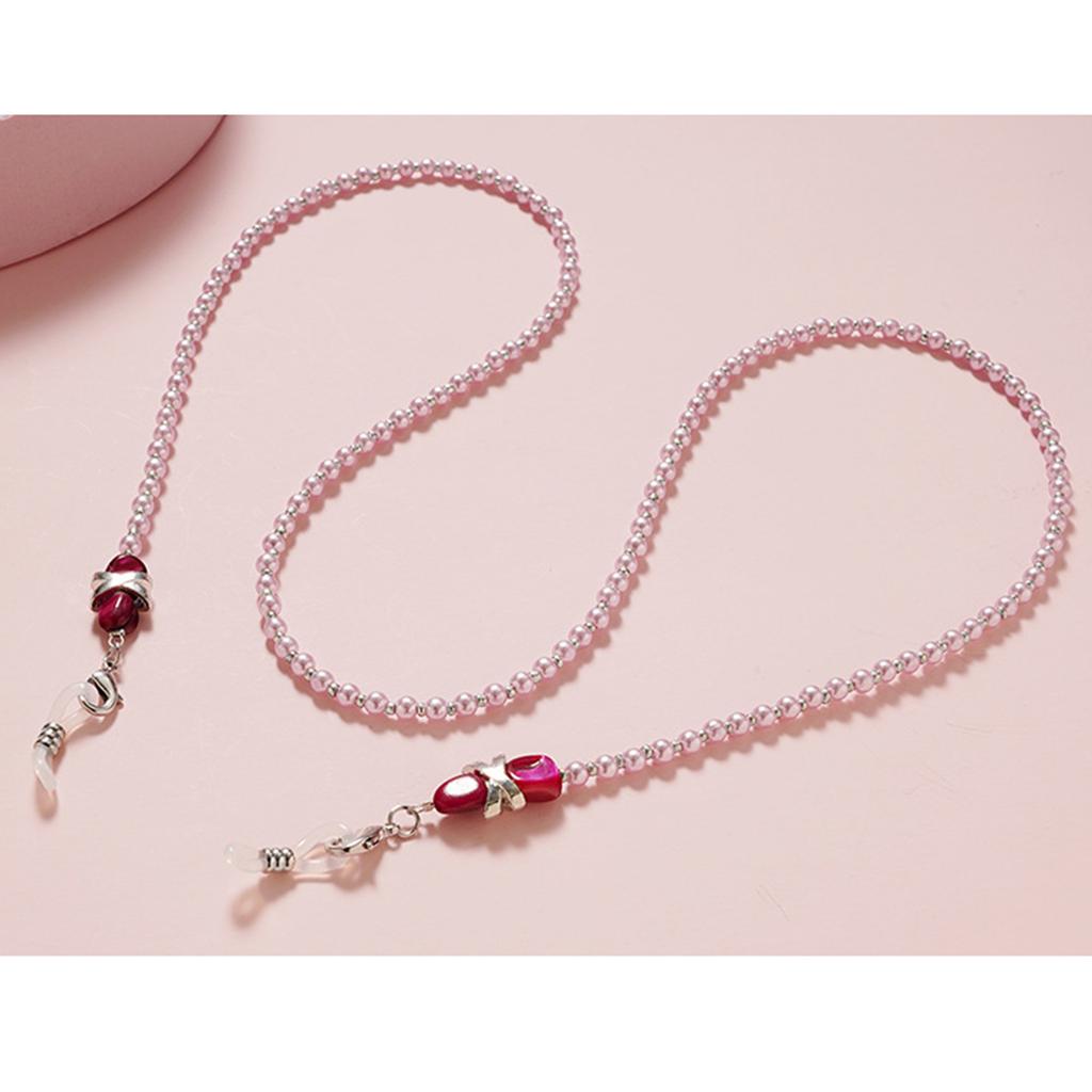 Brillenband mit Perlen, Brillenkette, Lesebrillenband für Damen, Brillenbandhalter, Brillenkettenhalter