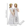 Hand In Hand Girl Figure Good Sister Theme Best Friends Statue Sculpture Ornaments Home Decor Anniversary Wedding Keepsake Gift