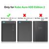 Auto Sleep/Wake 6.8 Inch e-Reader Cover Shockproof Funda Smart Case for Kobo Aura H2O Edition 2