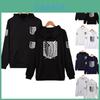 Bluza z kapturem No Kyojin Attack On Titan Wings Przytulny pulower dla najwyższego komfortu**
