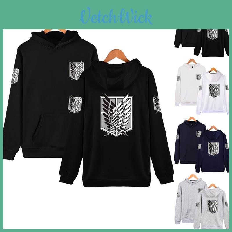 Bluza z kapturem No Kyojin Attack On Titan Wings Przytulny pulower dla najwyższego komfortu**
