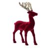 Wine Red Christmas Reindeer Ornaments Hanging  Pendant Elk Ornament Deer Ornaments  Xmas Party