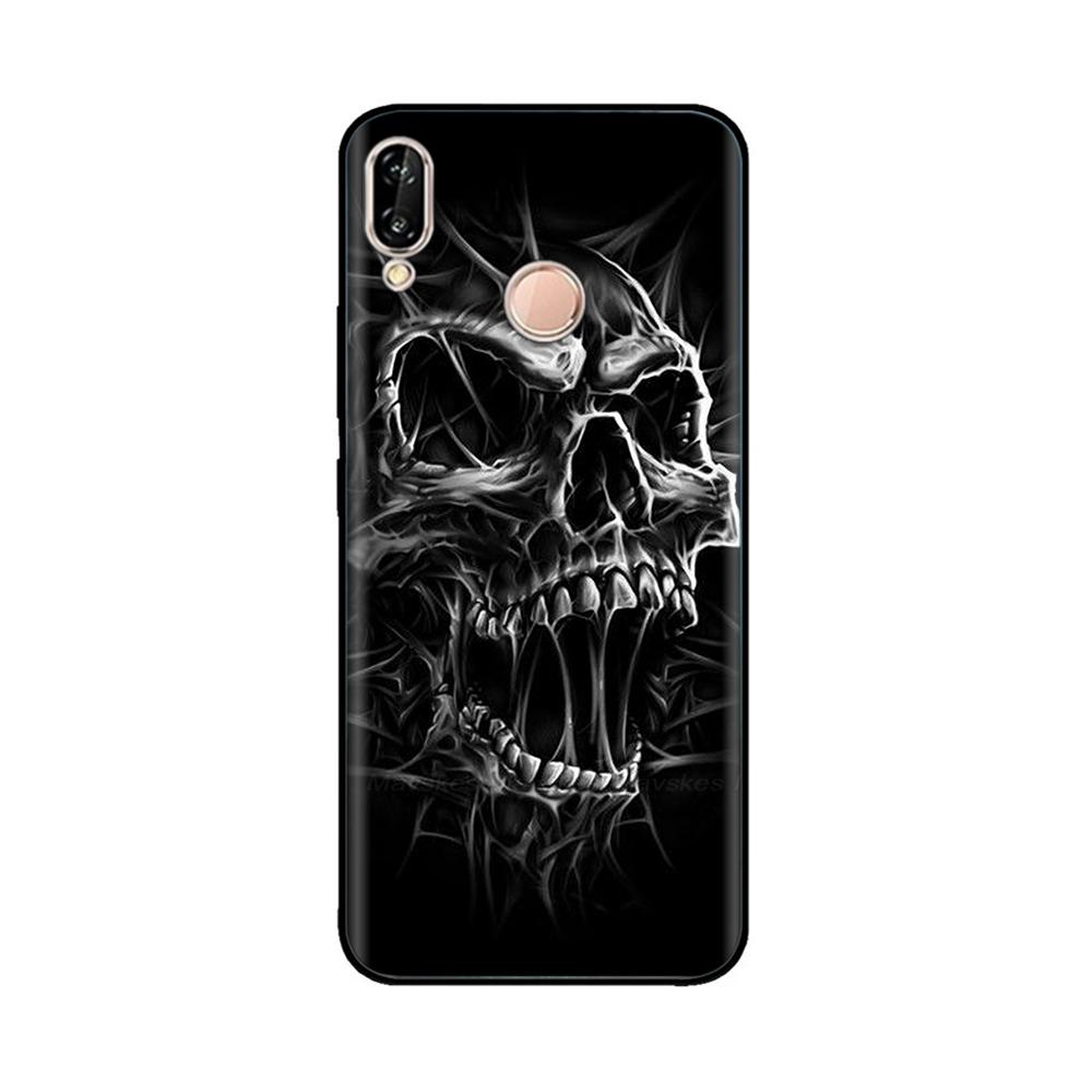 for Huawei P20 Lite Case Silicon Soft TPU Printed Phone Cover Case For Huawei P20lite P 20 Lite Bumper Case Shockproof 5.84 inch