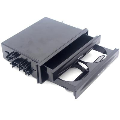 Porta-copos para carro, porta-bebidas, caixa de armazenamento, organizador, bolso para rádio Double DIN, porta-copos dianteiro para carro, suporte para garrafa de bebida Cx-28 Bolso para rádio