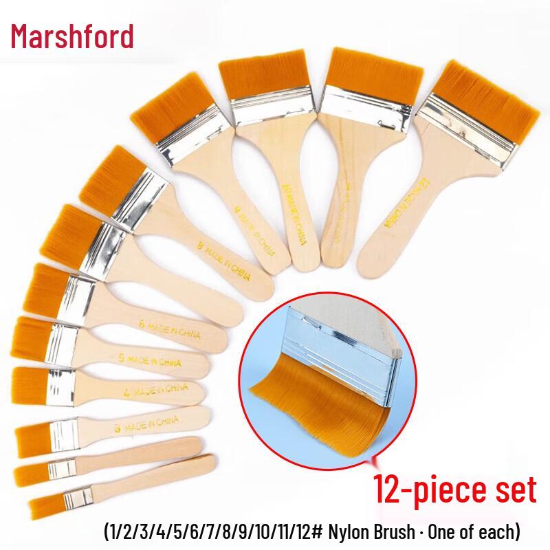 Masifu Wooden Handle Nylon Brush Set
