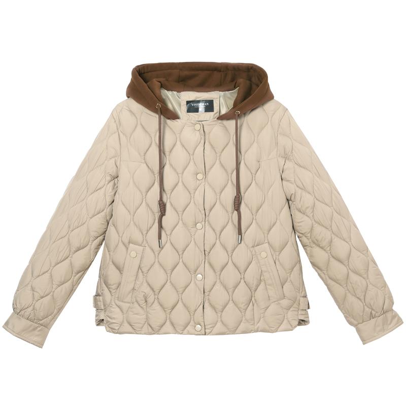 Mode Frau Kurze Parkas Winter Neue in Mäntel Mit Kapuze Beiläufige Lose Dicke Warme Dame Jacken Winter Oberbekleidung