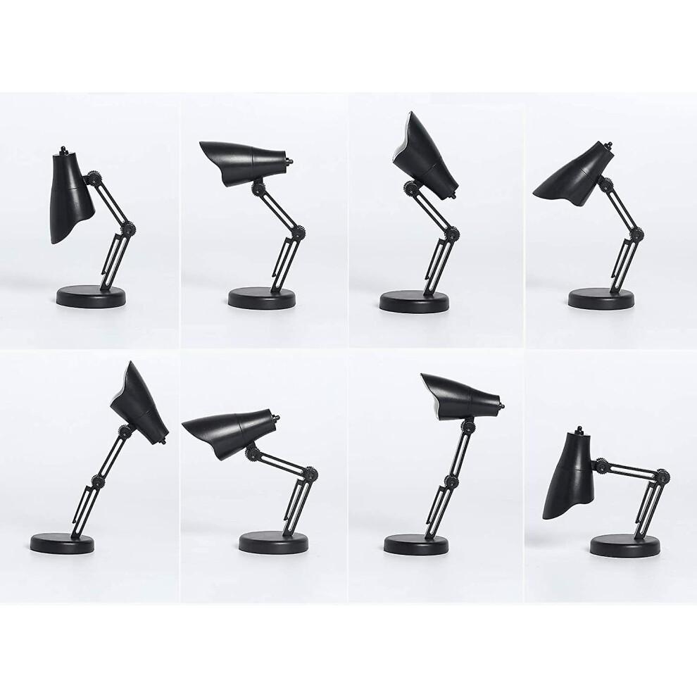 2-piece Led Mini Desk Lamp Foldable Night Reading Lamp Suitable for Home Room Computer Night Light Eye Protection,