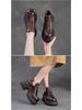 Jie Zhou Autumn/Winter 2025 Women's Retro Cowhide Short Boots - Solid Color, Back Zipper, Casual & Versatile.